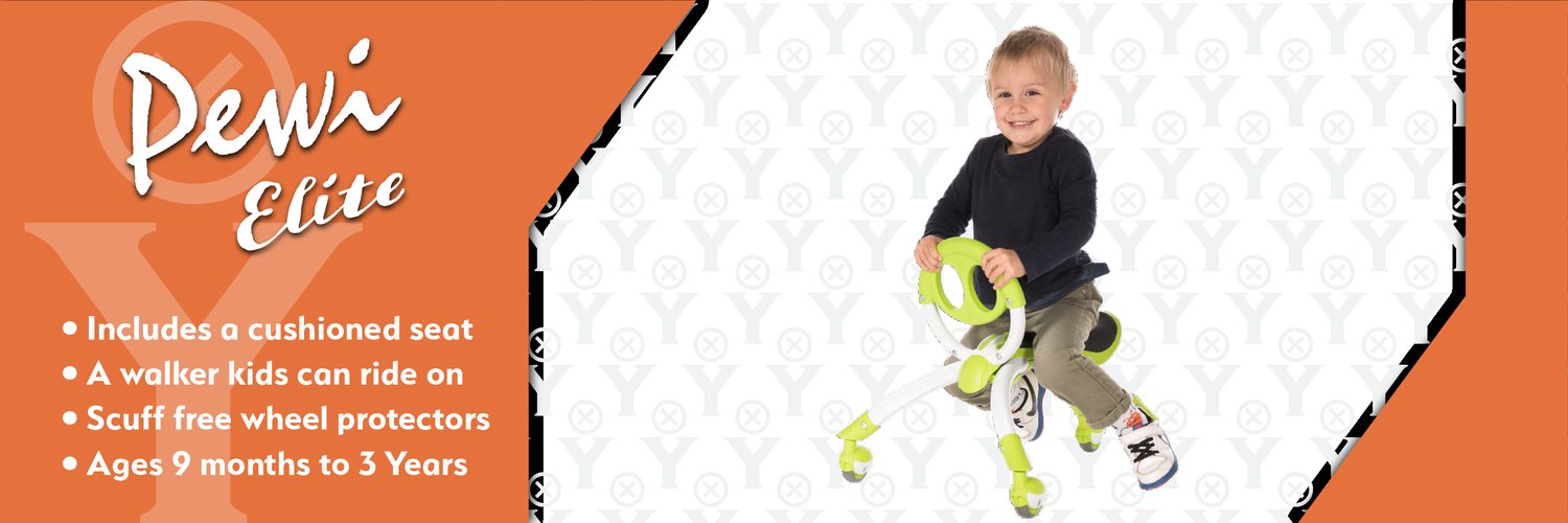 A child leaning into a turn on a YBike Pewi Elite